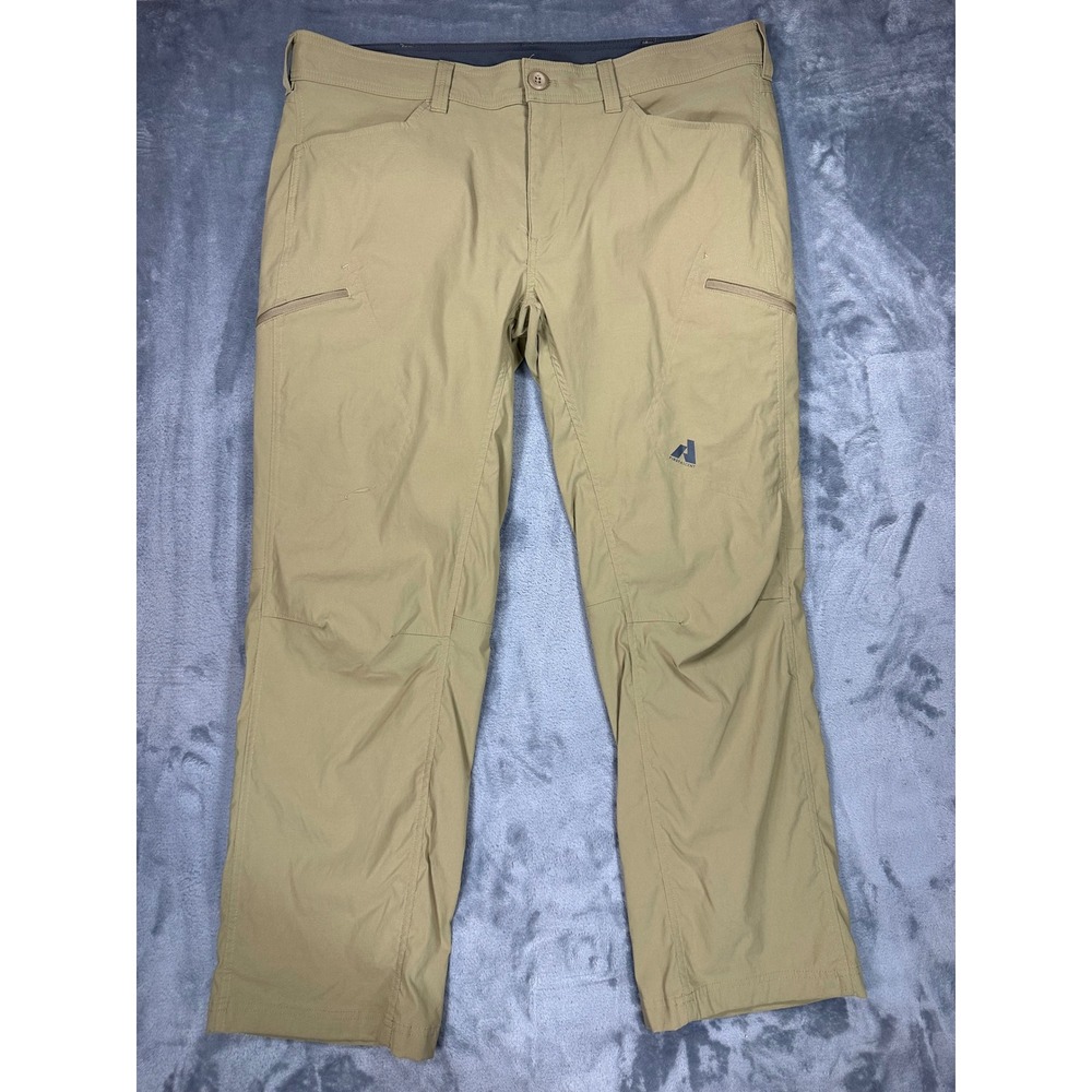 Eddie Bauer First Ascent Guide Pro Pants Mens 40x30 Khaki Tan Hiking Outdoor